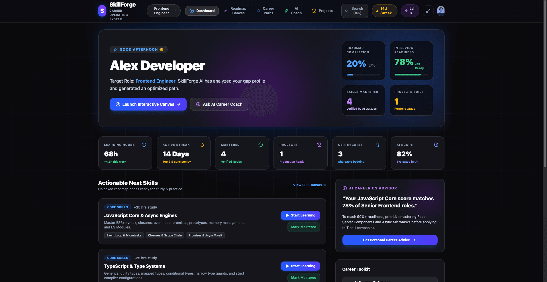 Day 177: skillforge-murex-tau.vercel.app