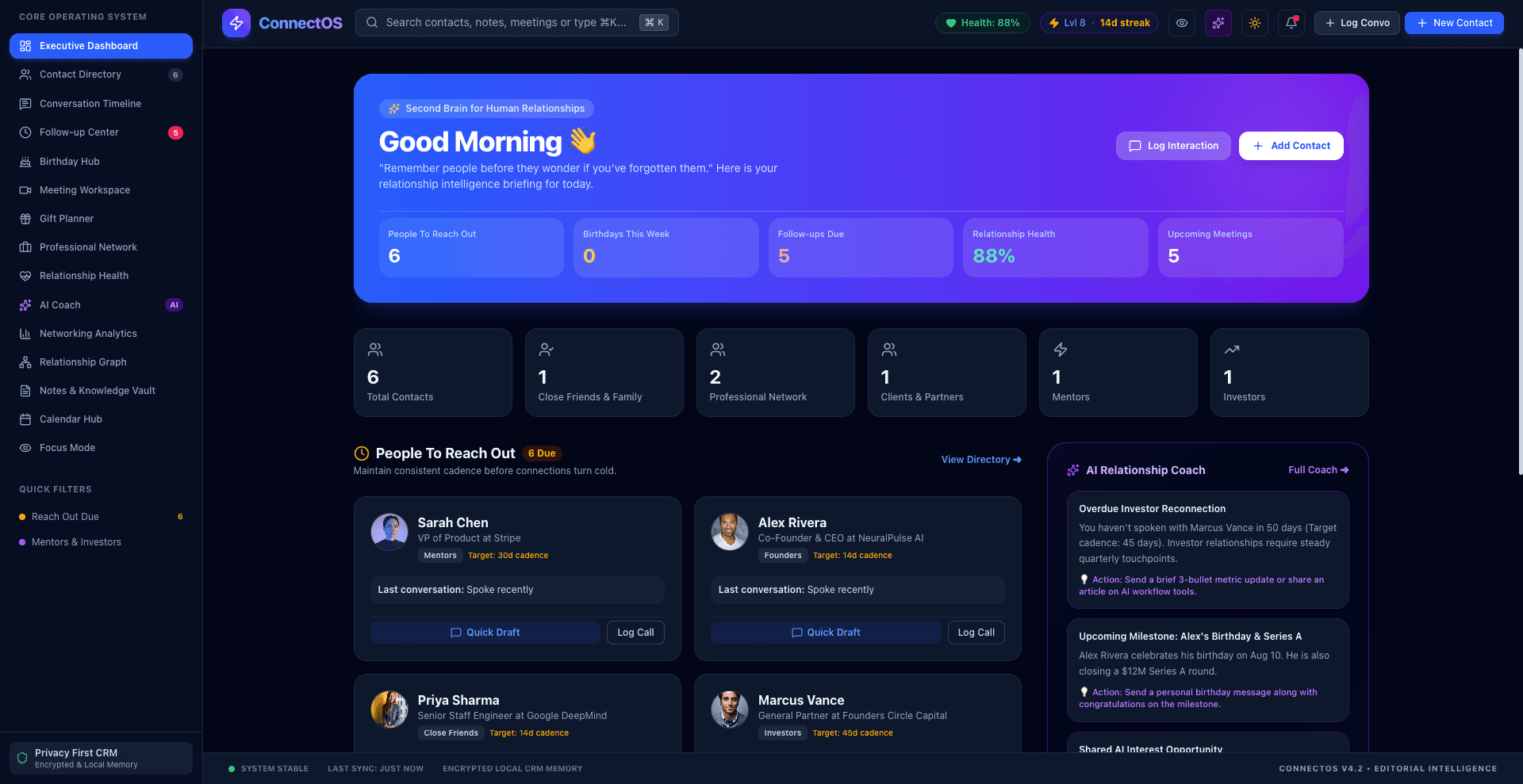 Day 182: connectos-gamma.vercel.app