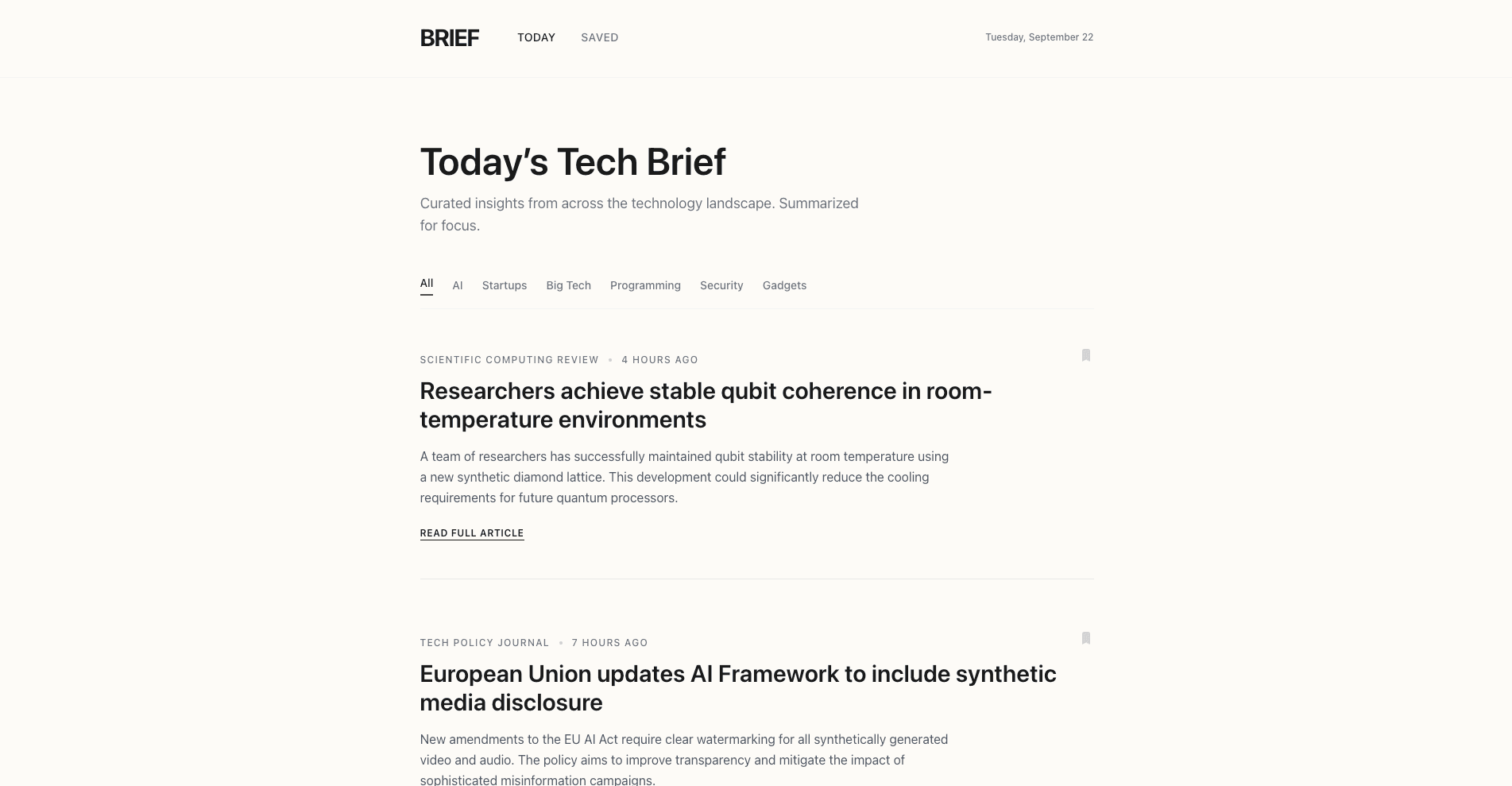 Day 24: brief-ashy.vercel.app