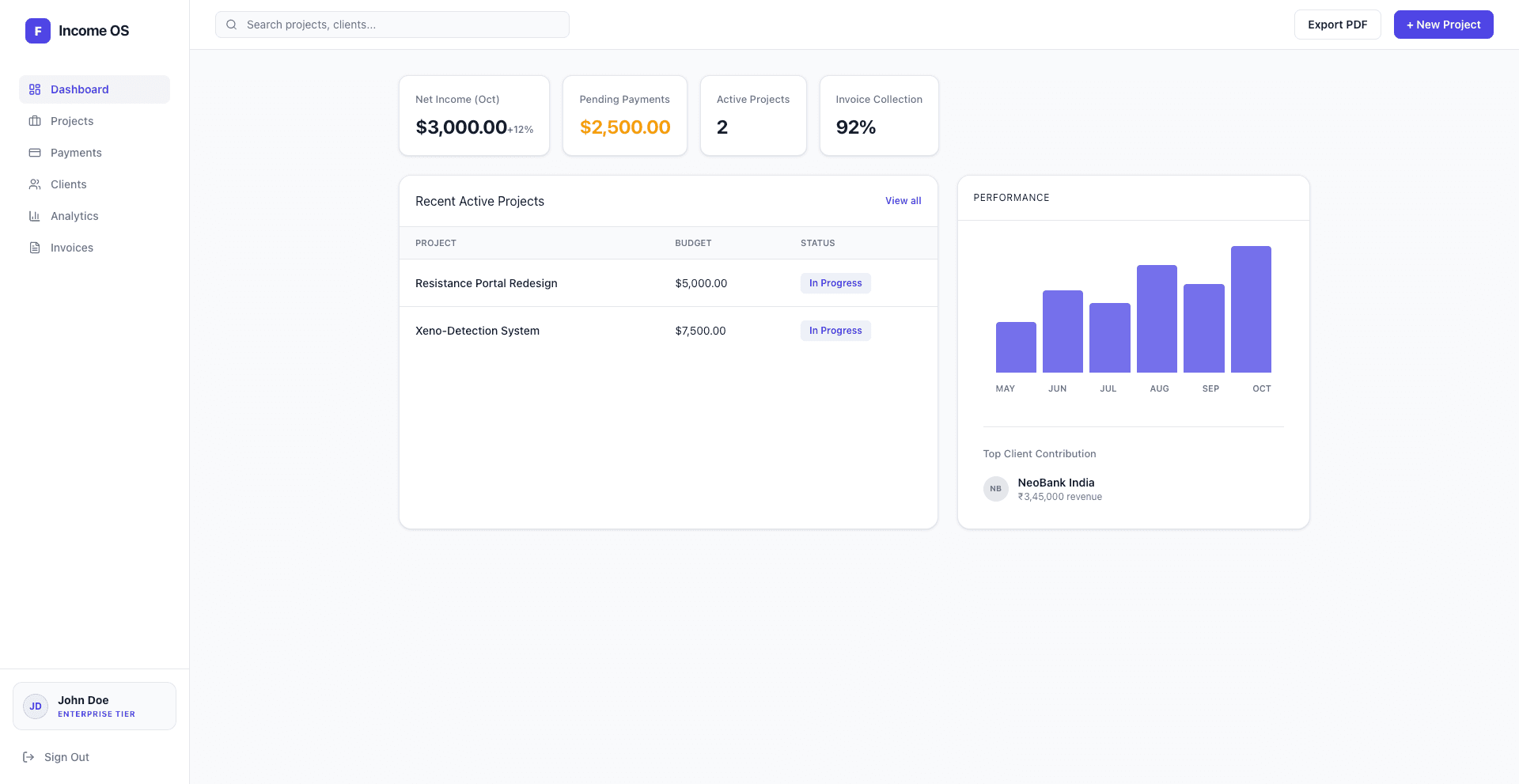 Day 109: freelancer-income-os.vercel.app